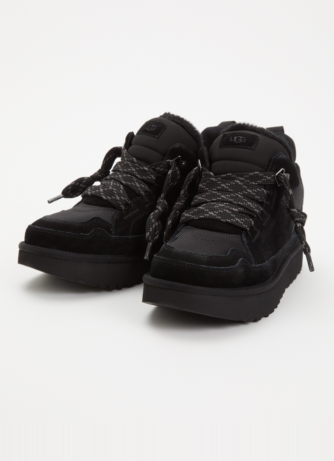 UGG Lowmel sneaker met suède details - detail 3 zwart