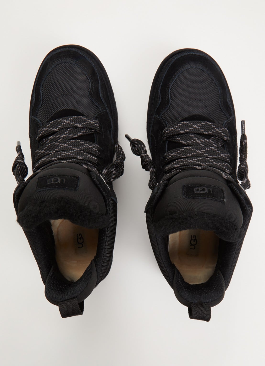 UGG Lowmel sneaker met suède details - detail 4 zwart