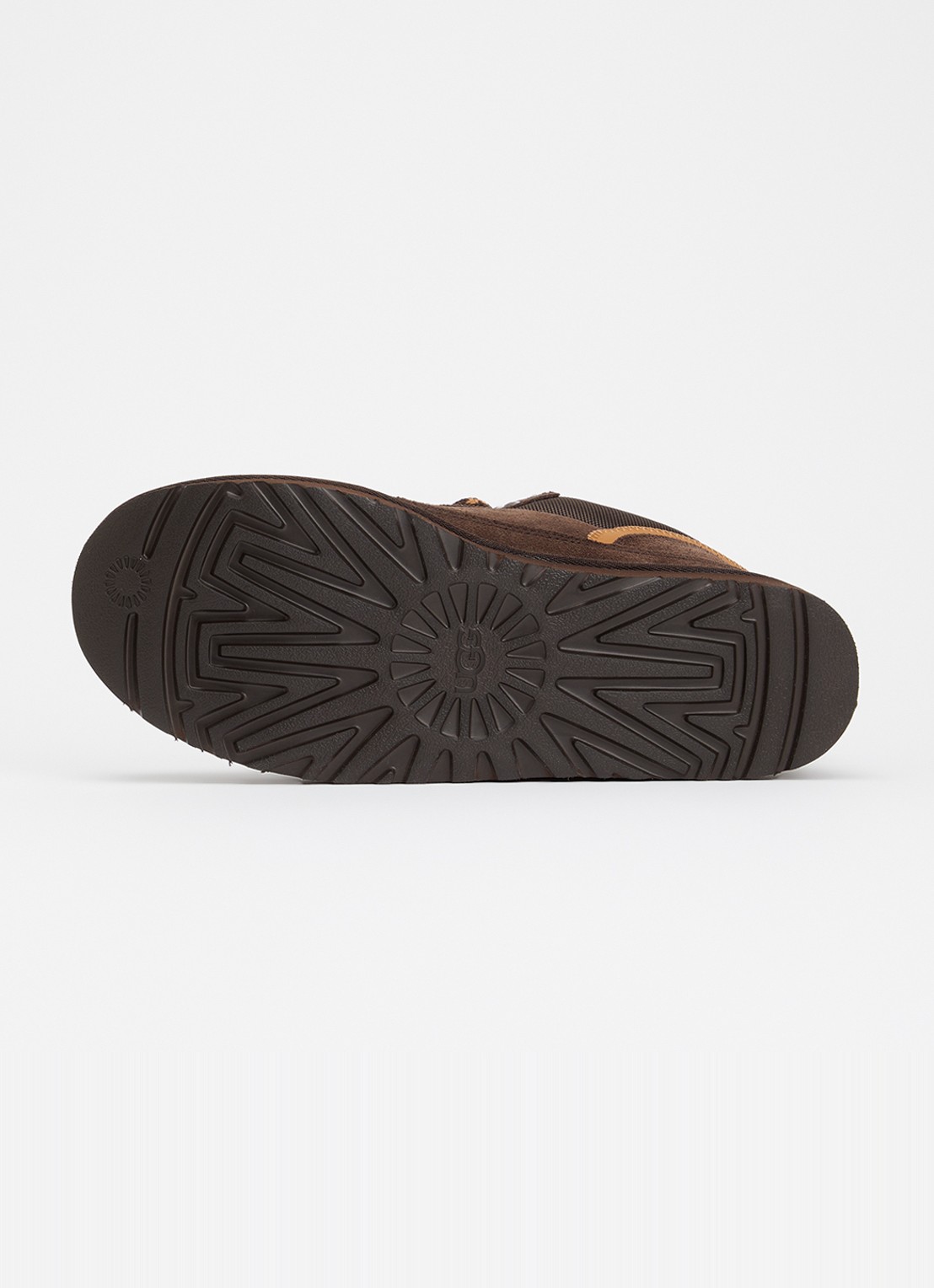UGG Lowmel sneaker met suède details - detail 3 donkerbruin