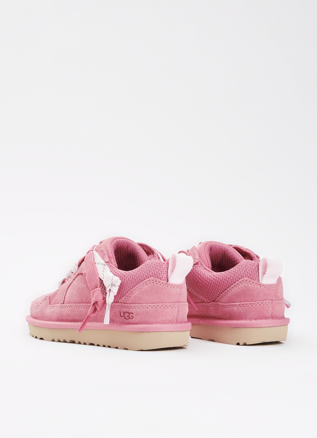 UGG Lowmel sneaker van suède - achterkant 4 roze