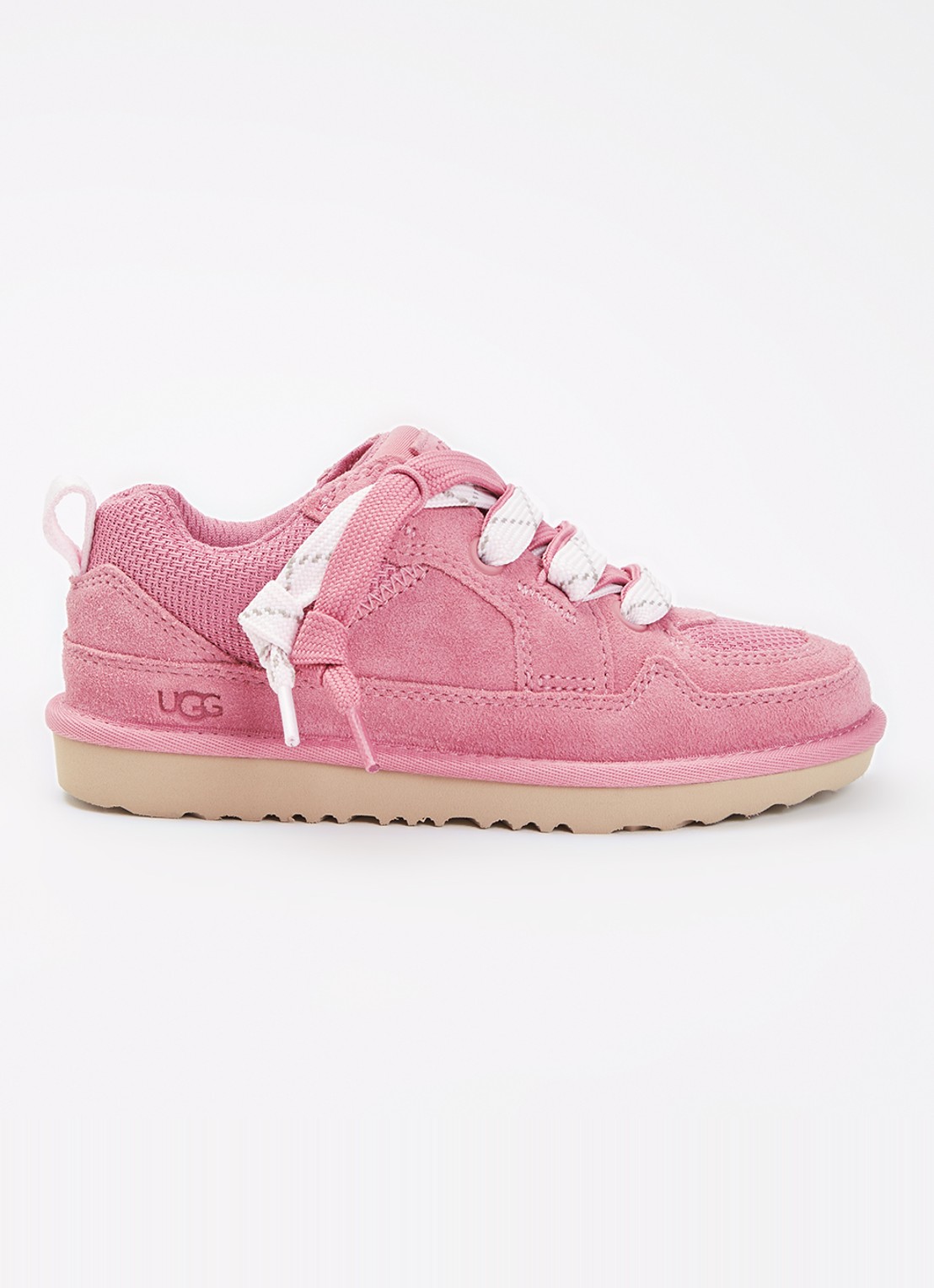 UGG Lowmel sneaker van suède - voorkant 2 roze