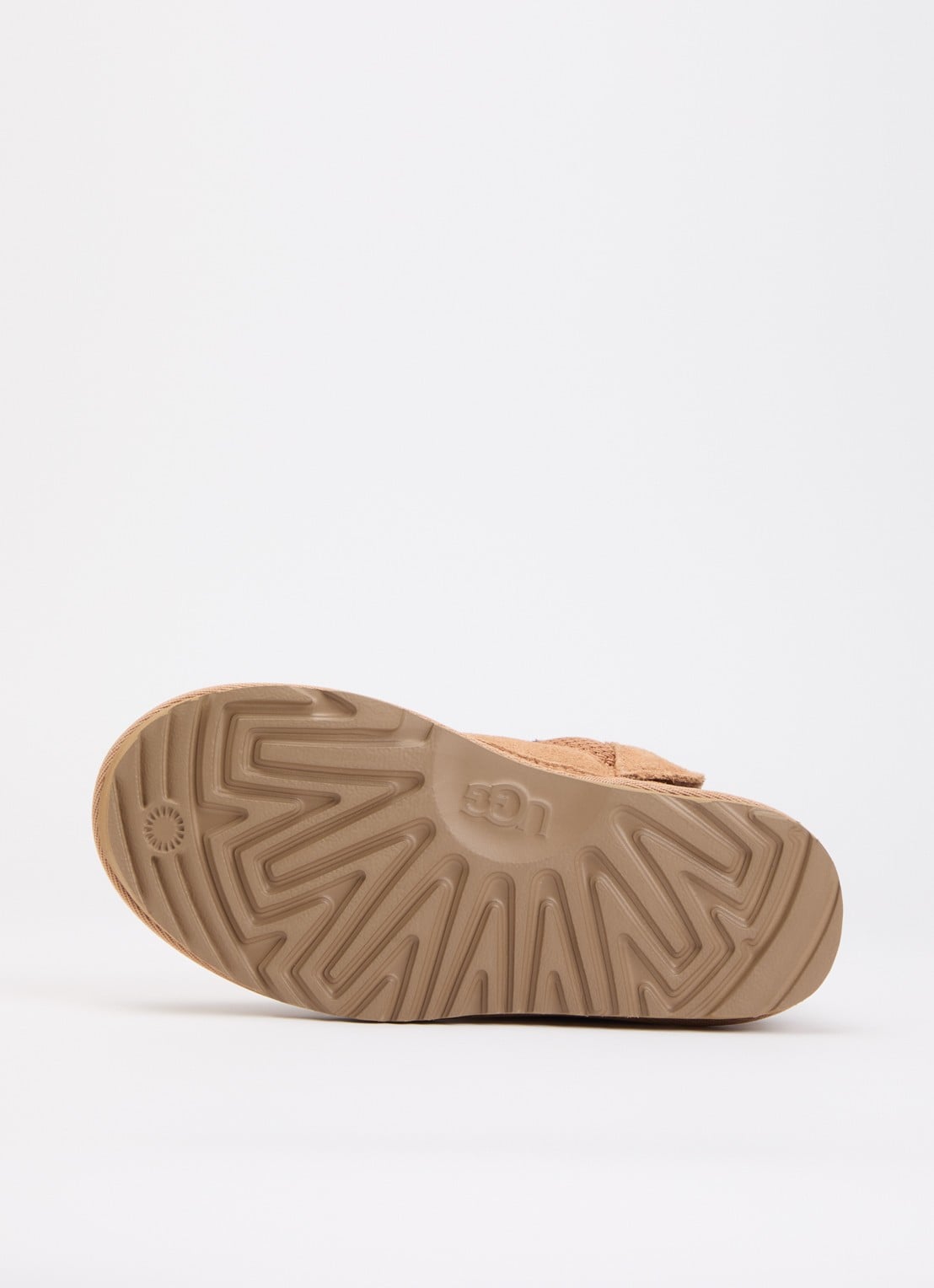 UGG Lowmel Spotted sneaker van suède met panterprint - detail 2 beige