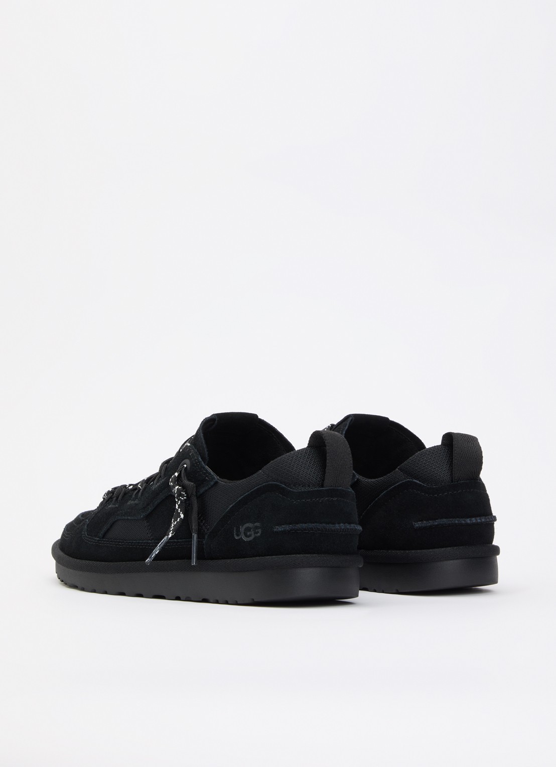 UGG Minimel sneaker met suède details - achterkant 5 zwart