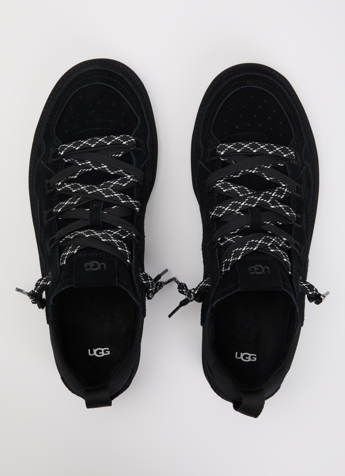 UGG Minimel sneaker met suède details - detail 2 zwart