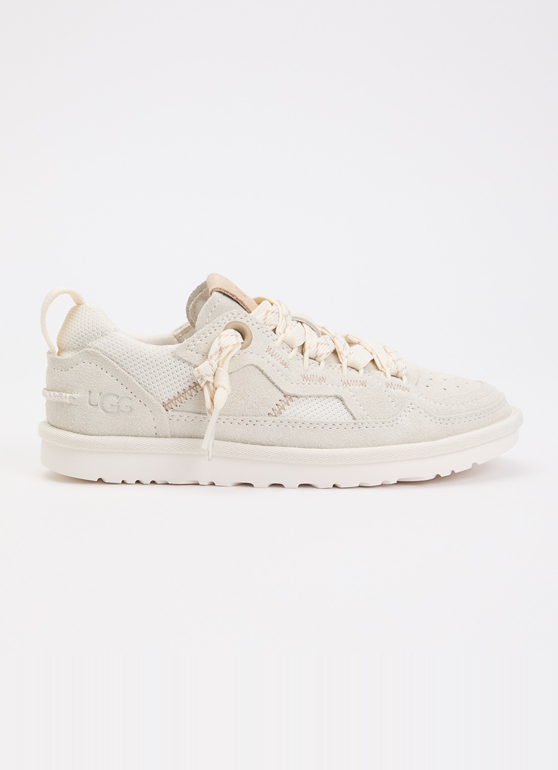 UGG Minimel sneaker van suède - voorkant beige