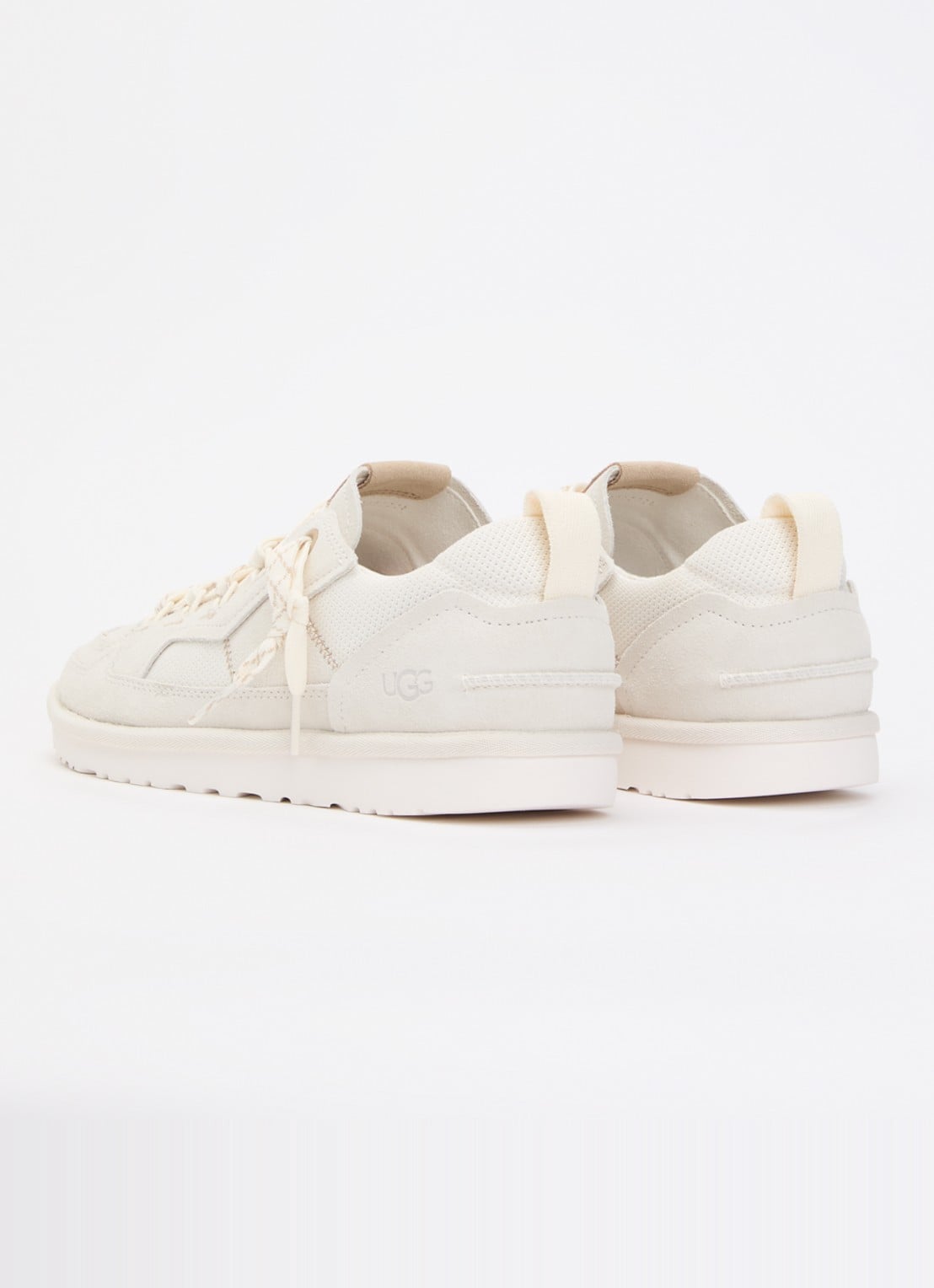 UGG Minimel sneaker van suède  - achterkant gebroken wit