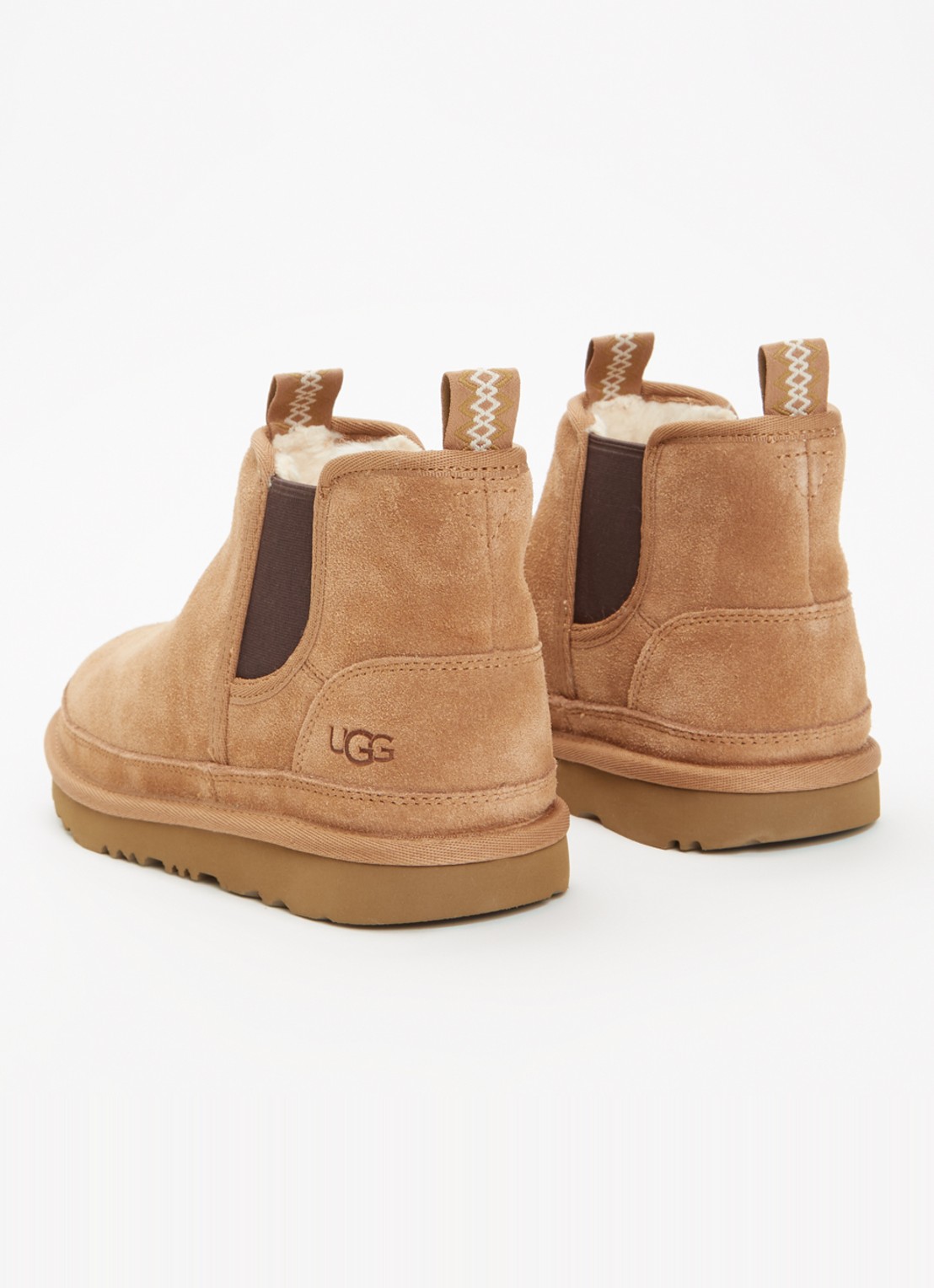 UGG Neumel chelsea boot van suède  - achterkant 4 camel