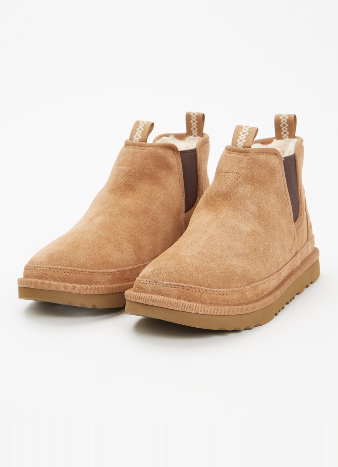 UGG Neumel chelsea boot van suède  - detail 2 camel