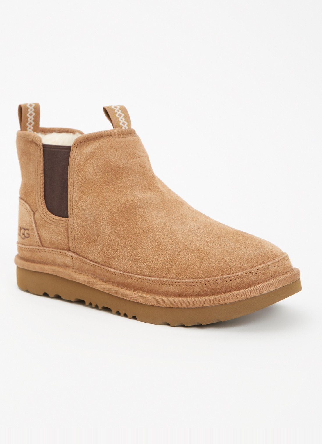 UGG Neumel chelsea boot van suède  - voorkant camel