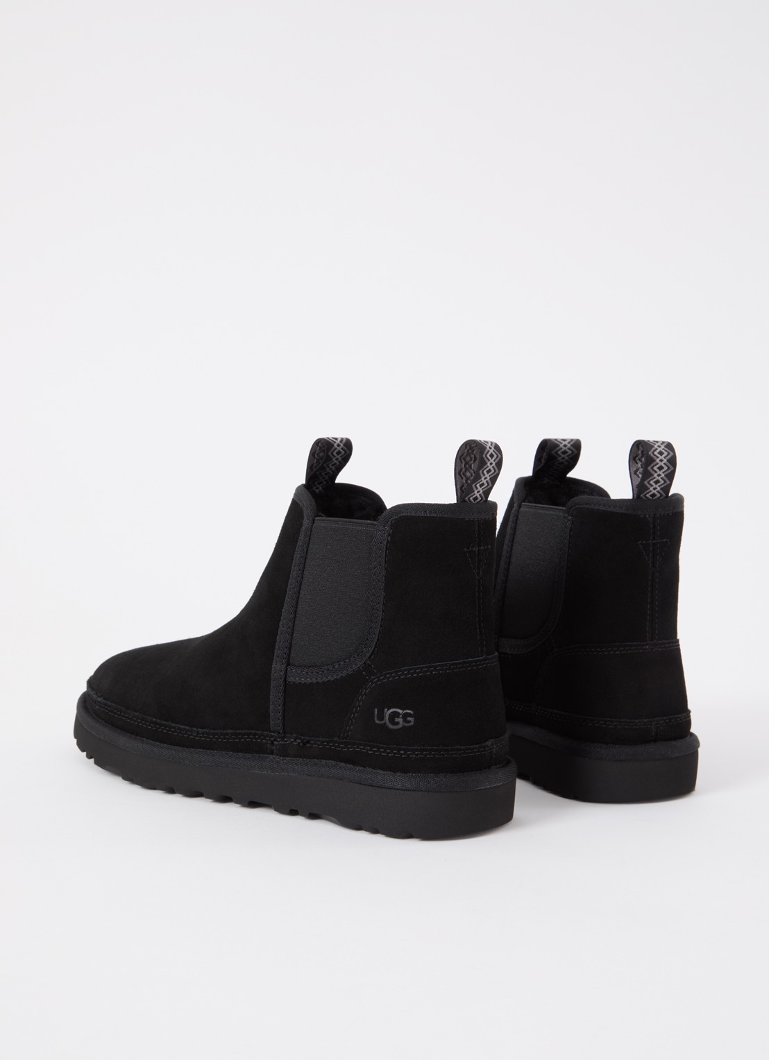 UGG Neumel chelsea boot van suède - achterkant zwart