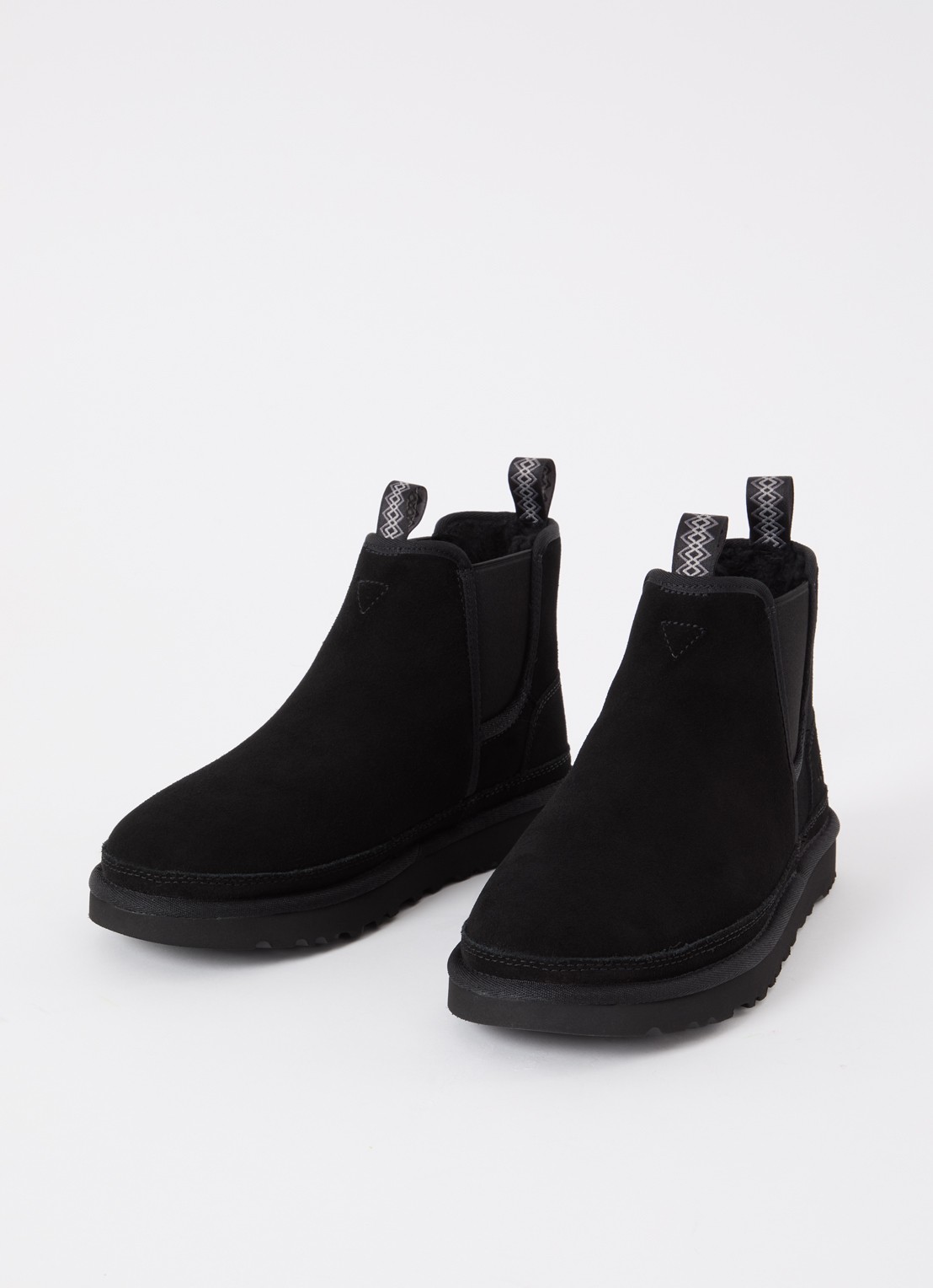 UGG Neumel chelsea boot van suède - detail 3 zwart