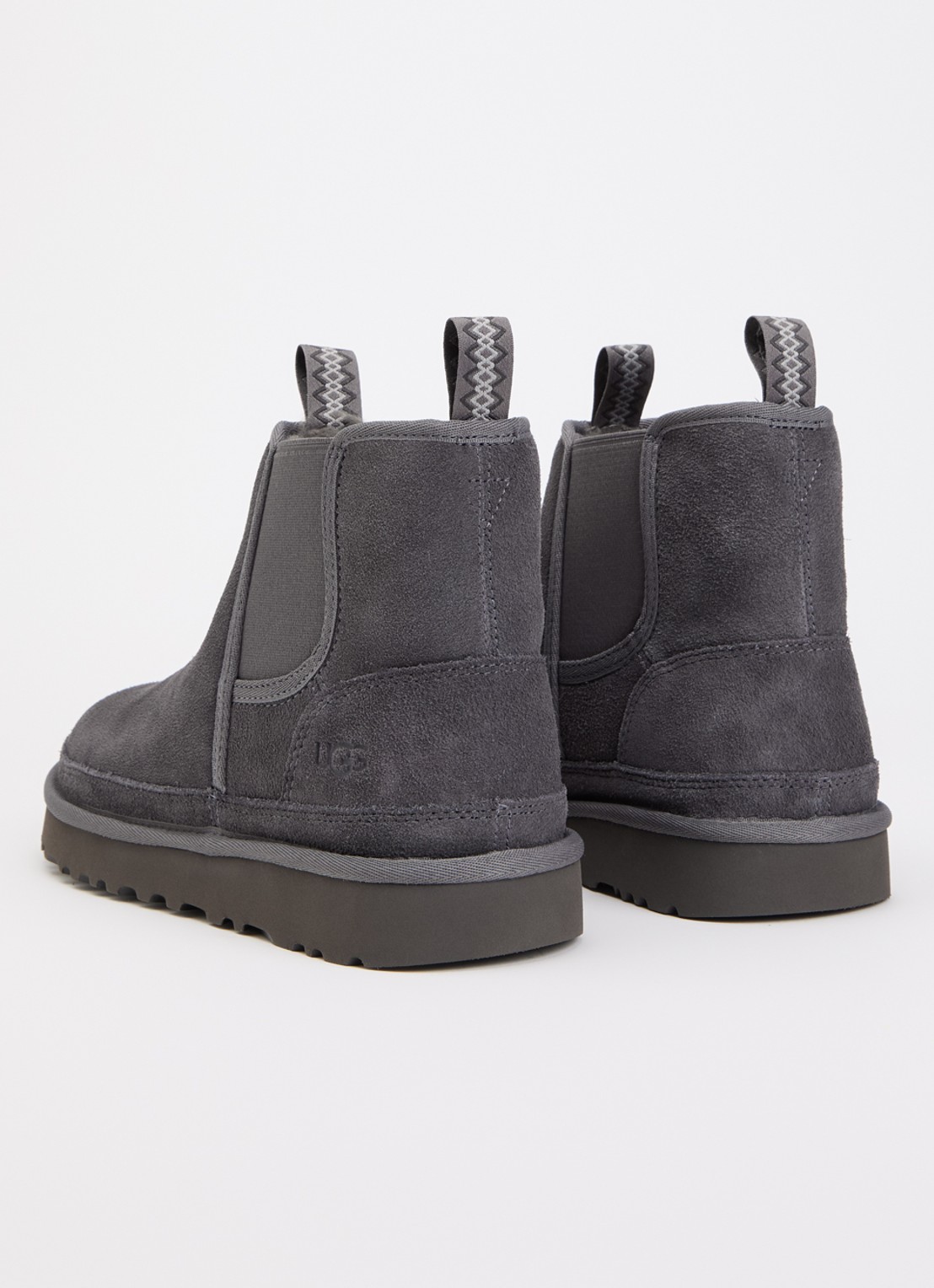 UGG Neumel chelsea boot van suède - achterkant 4 grijs