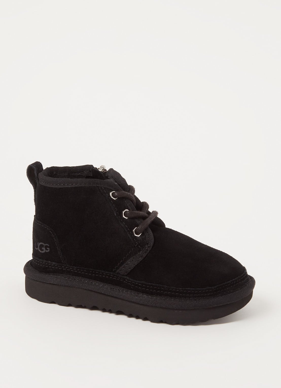 UGG Neumel II enkellaarsje van suède - voorkant 3 zwart