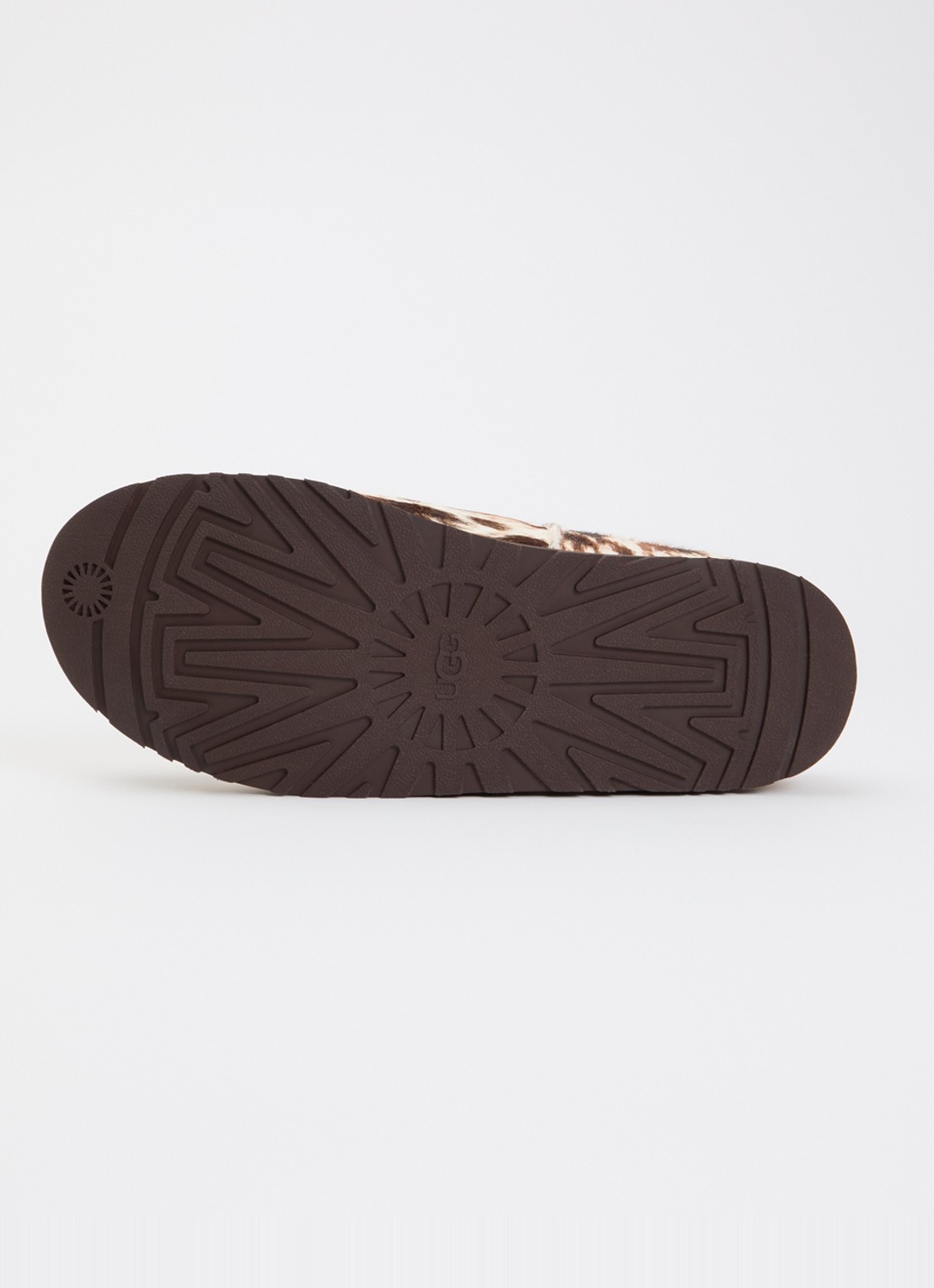 UGG Otzo Western muiltje van leer met ponyhair - detail 3 gebroken wit
