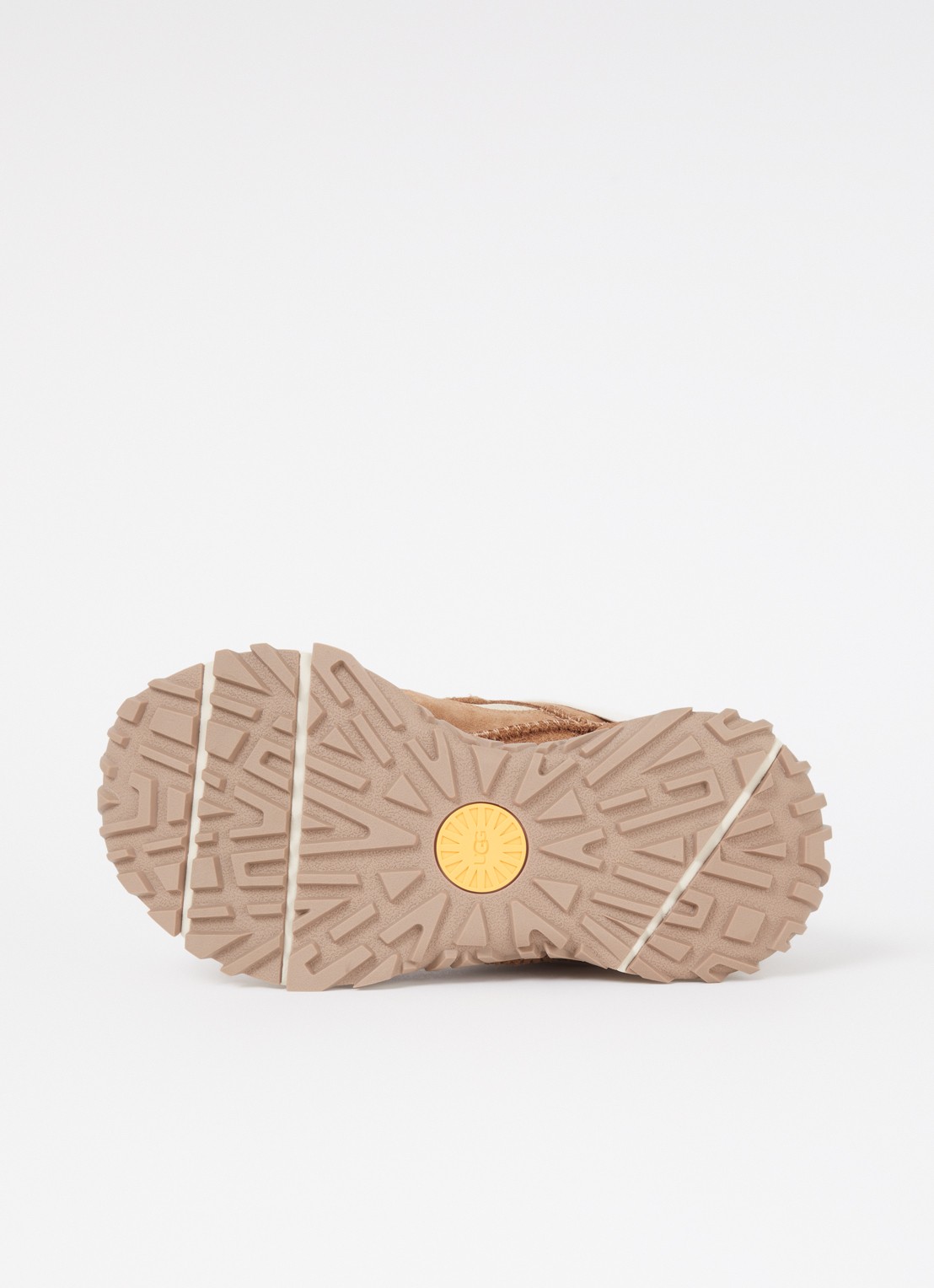 UGG Retrofl sneaker van suède met mesh details - detail 4 lichtbruin