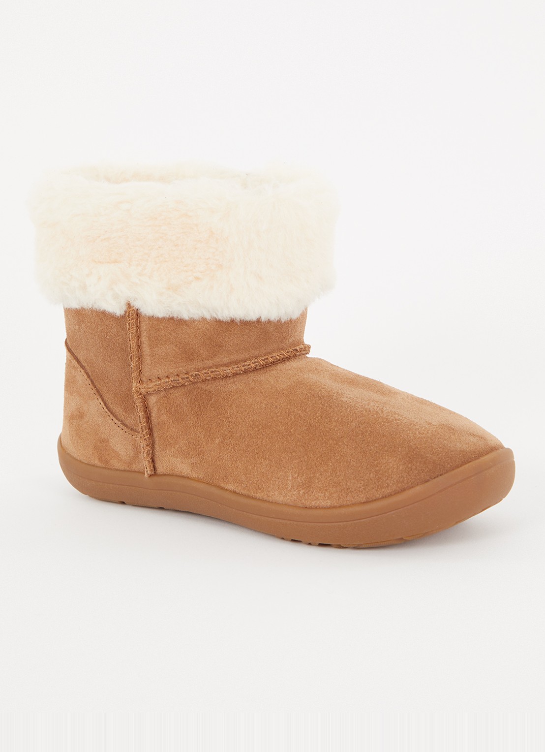 UGG Sammee enkellaarsje van suède - voorkant 5 camel