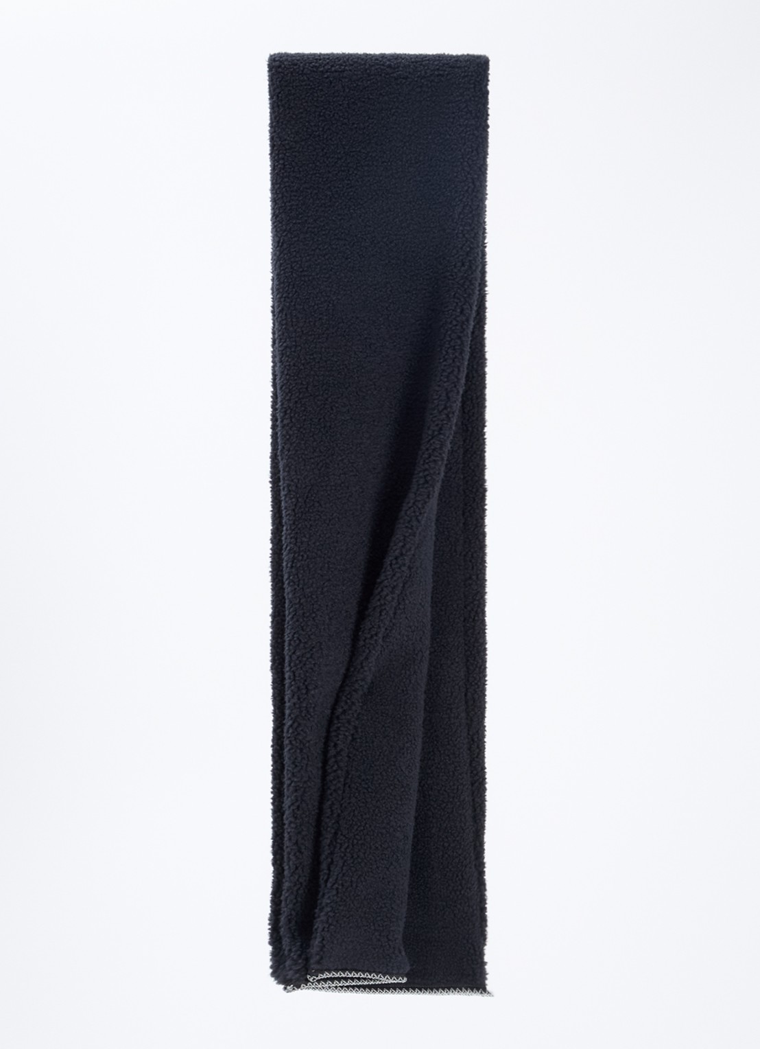 UGG Sjaal van teddy 200 x 20 cm - detail zwart