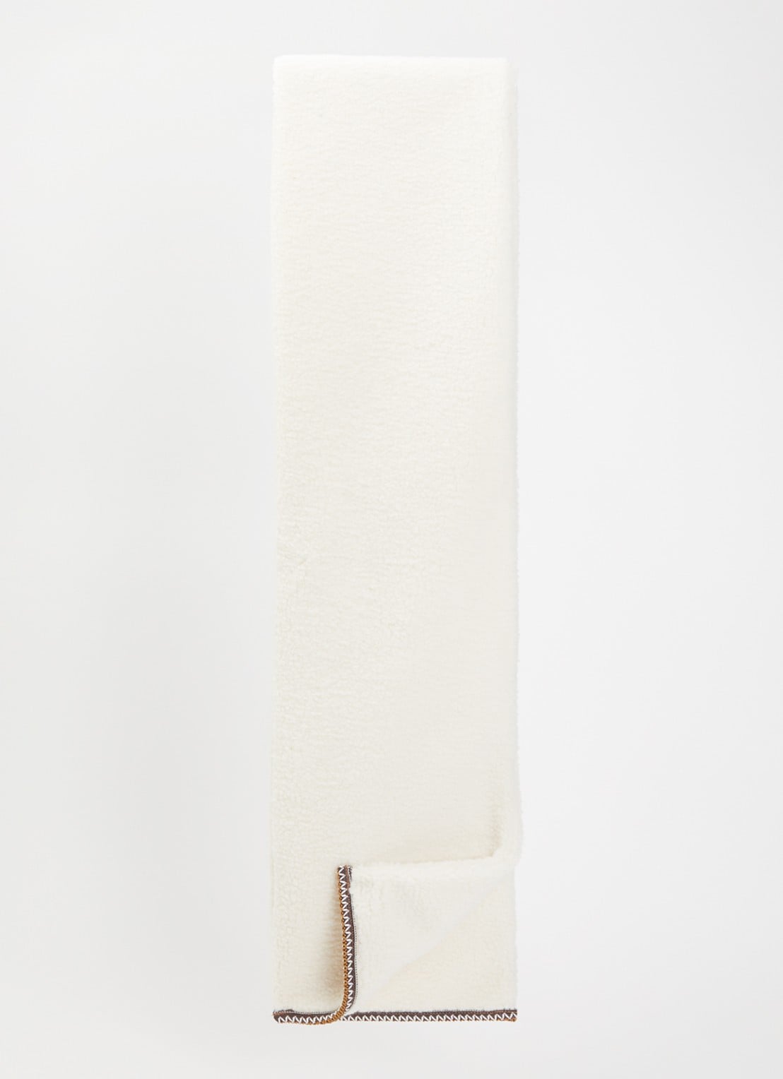 UGG Sjaal van teddy 200 x 20 cm - detail 2 gebroken wit