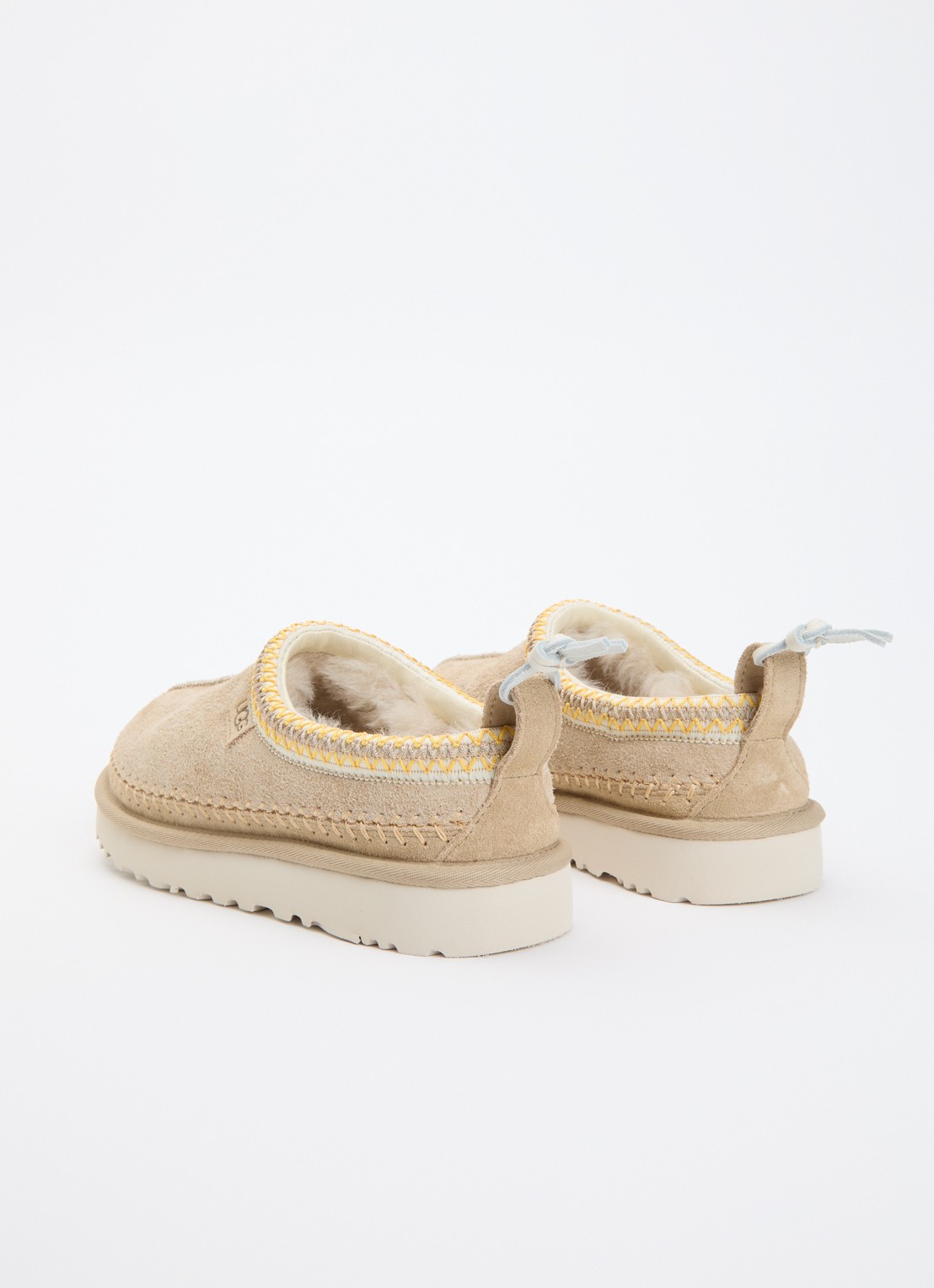 UGG Tasman Biarritz instapper van suède - achterkant 4 donkerbeige