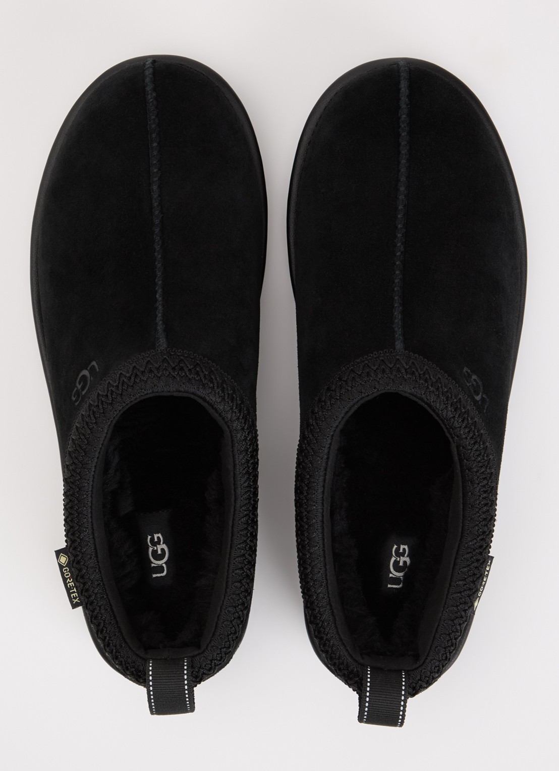 UGG Tasman GTX instapper van suède - detail 4 zwart