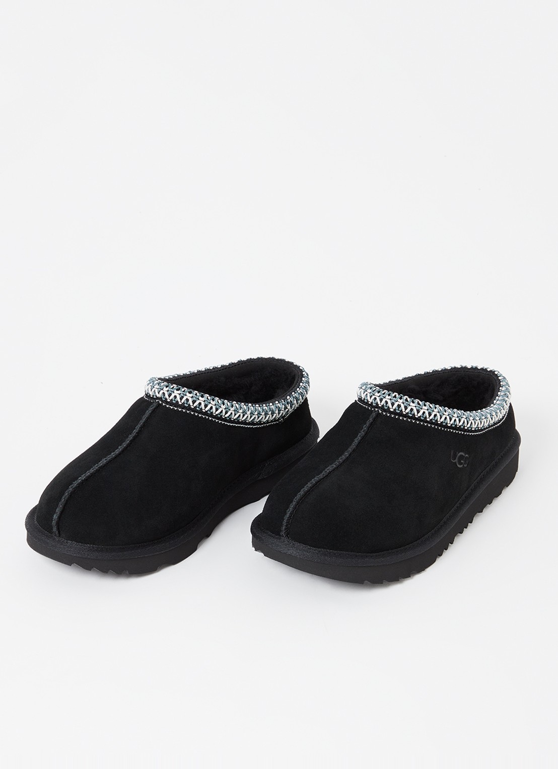 UGG Tasman II instapper van suède - detail 3 zwart