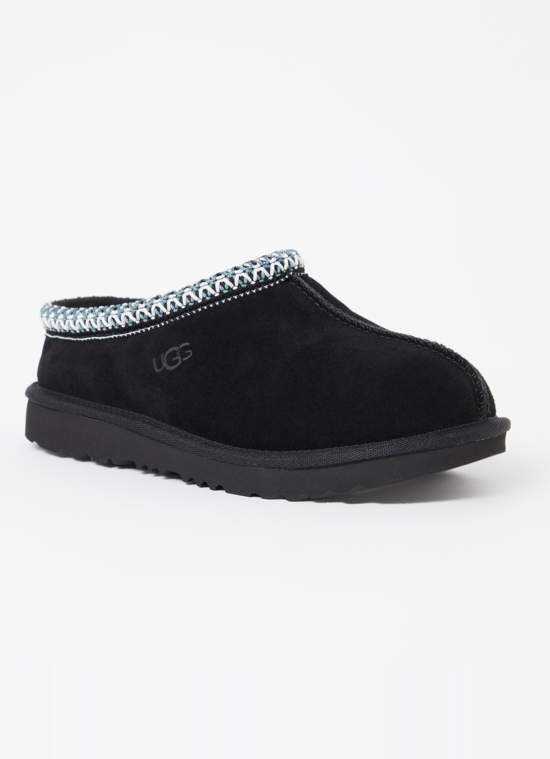 UGG Tasman II instapper van suède - voorkant zwart