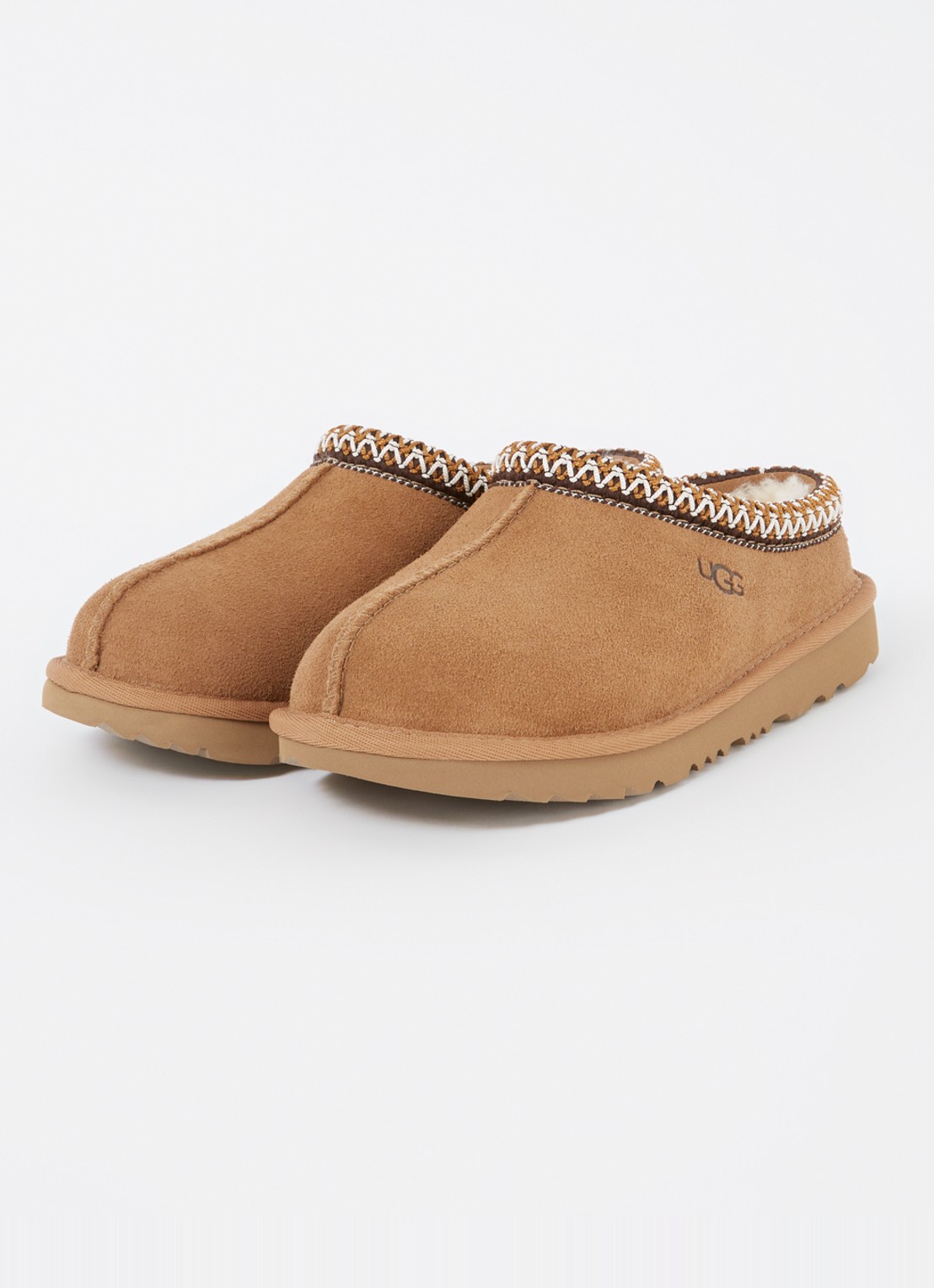 UGG Tasman II instapper van suède - detail 3 camel