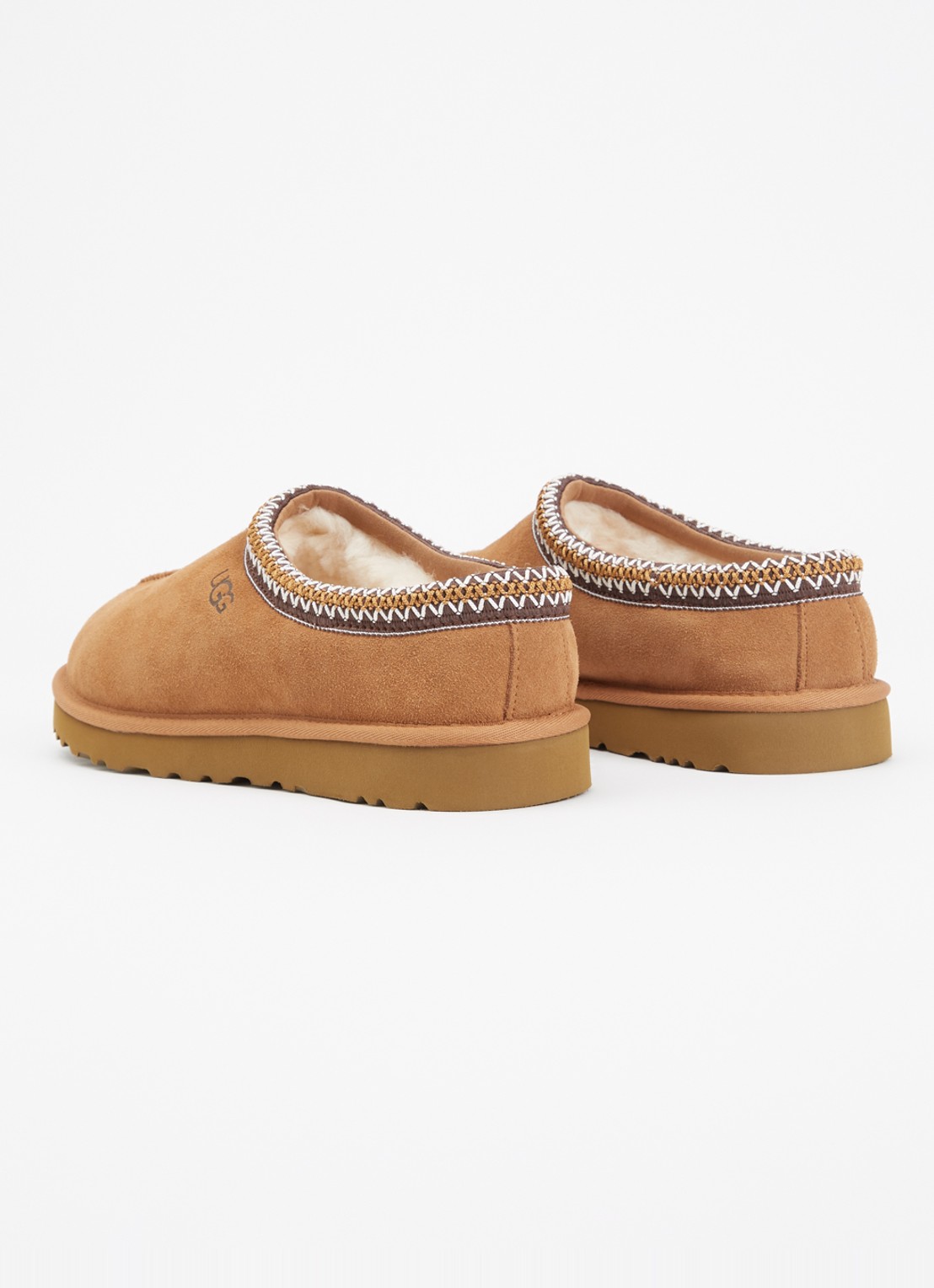 UGG Tasman II instapper van suède - achterkant camel