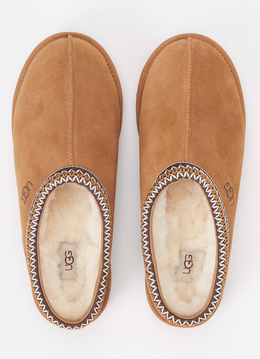 UGG Tasman II instapper van suède - detail 4 camel