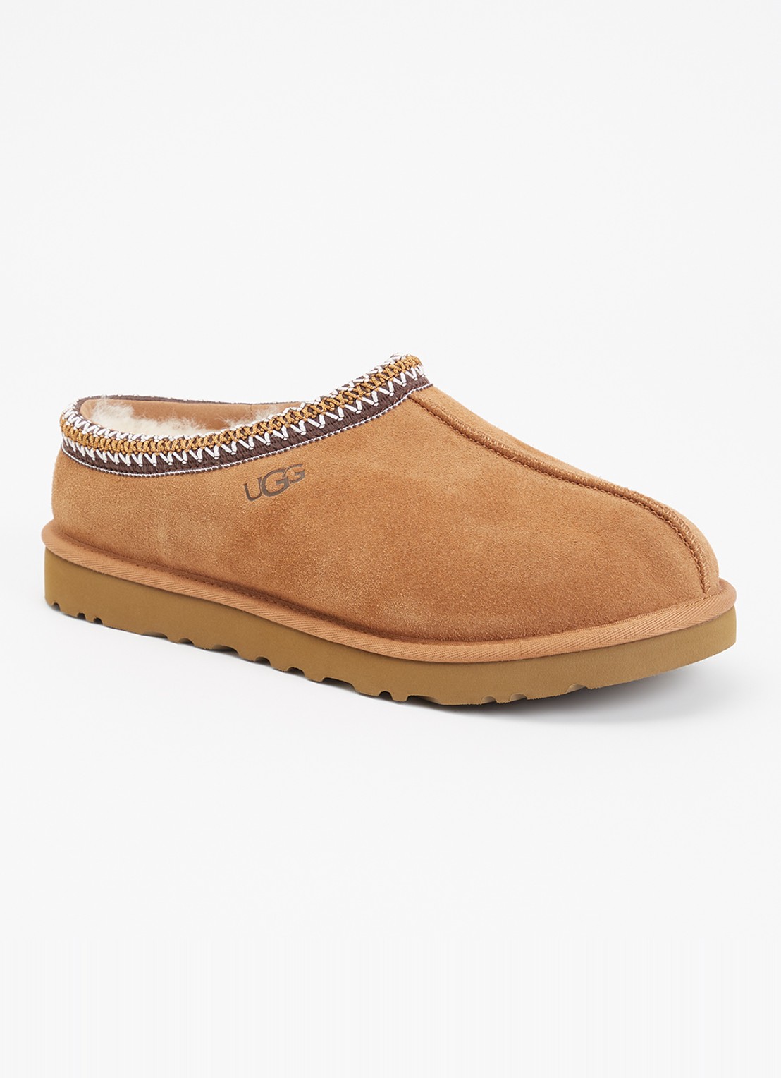 UGG Tasman II instapper van suède - voorkant 2 camel