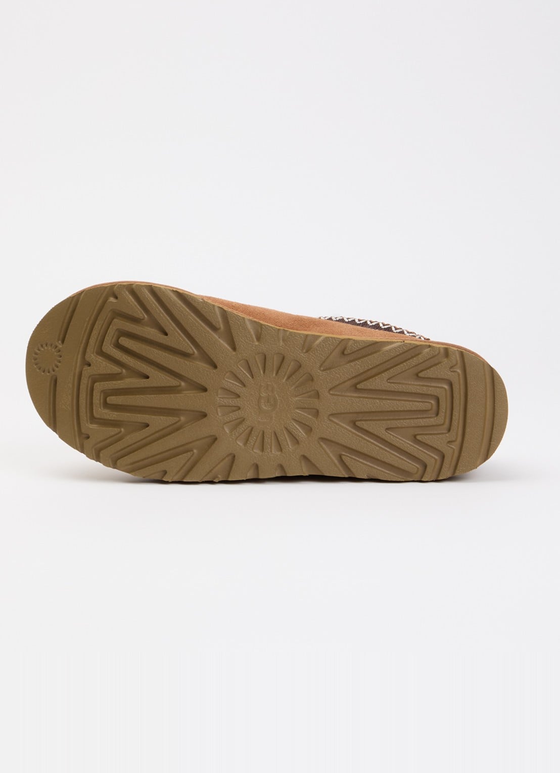 UGG Tasman ll instapper van suède - detail 3 kastanjebruin