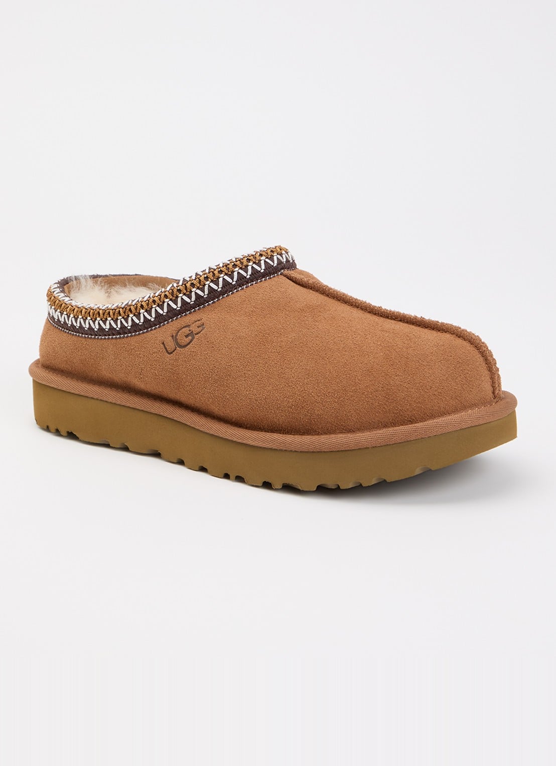 UGG Tasman ll instapper van suède - voorkant 5 kastanjebruin