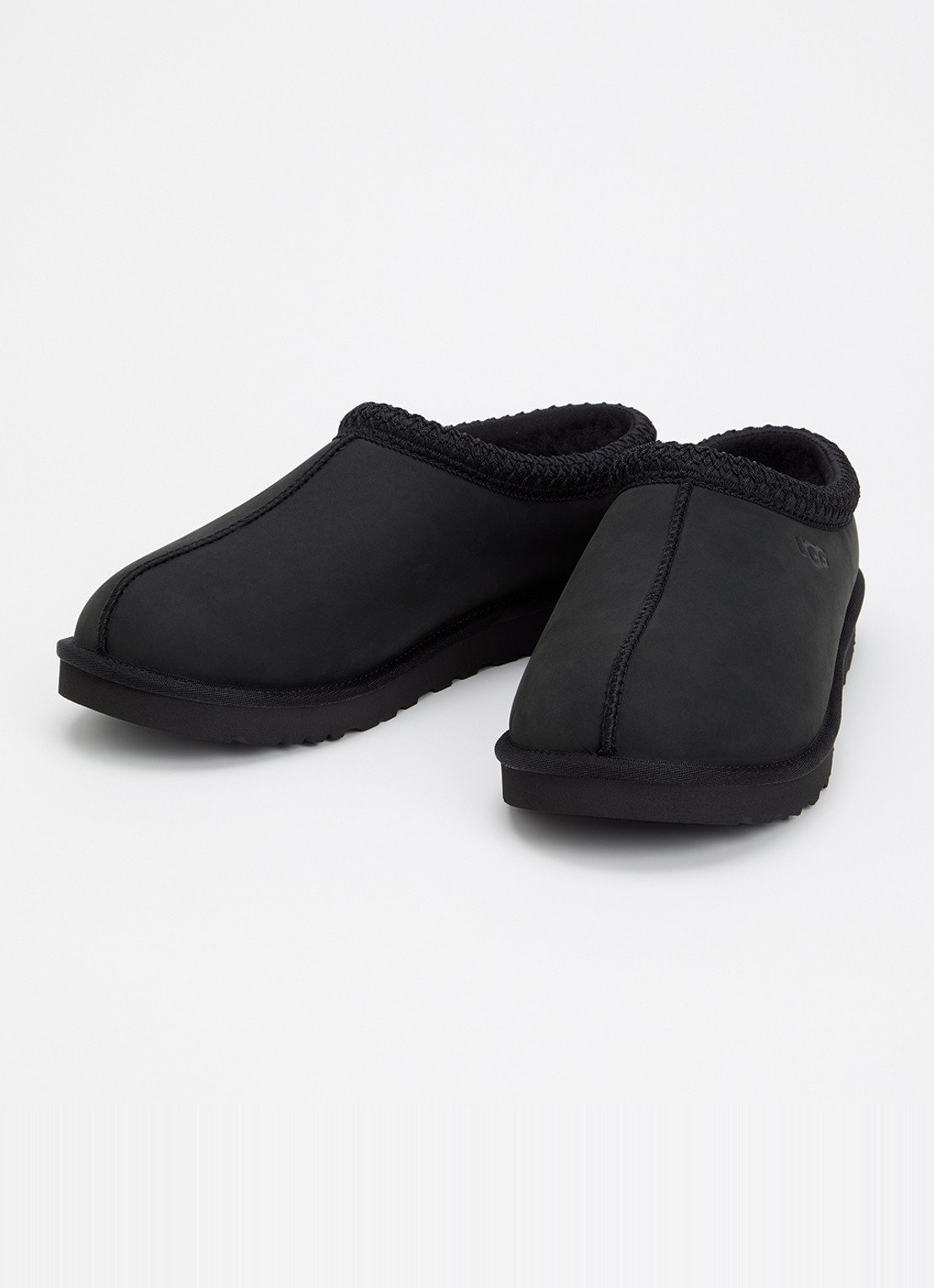 UGG Tasman ll instapper van suède - detail zwart