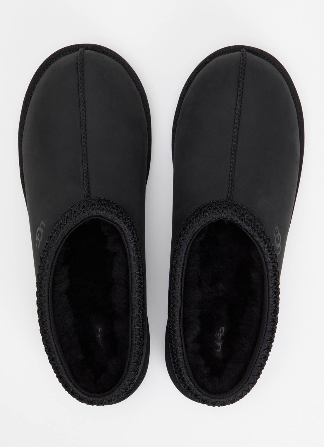 UGG Tasman ll instapper van suède - detail 2 zwart