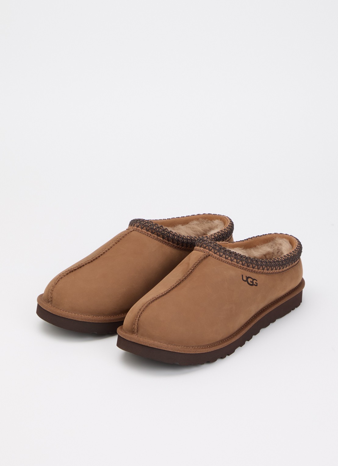 UGG Tasman ll instapper van suède - detail 2 hazelnootbruin