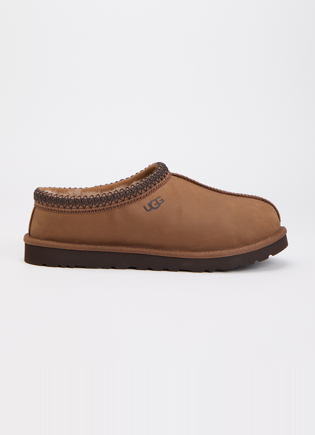 UGG Tasman ll instapper van suède - voorkant hazelnootbruin