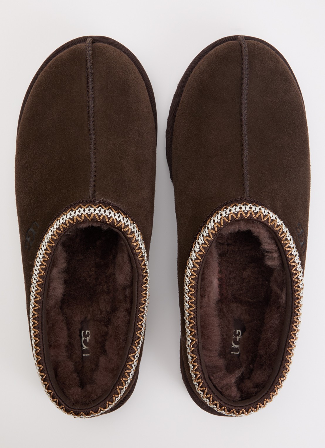 UGG Tasman ll muiltje van suède - detail 4 donkerbruin