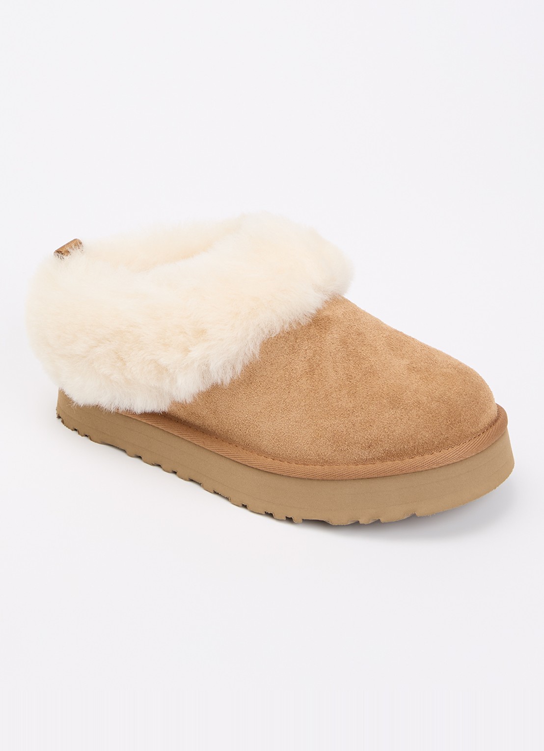 UGG Tazelle instapper van suède - voorkant camel