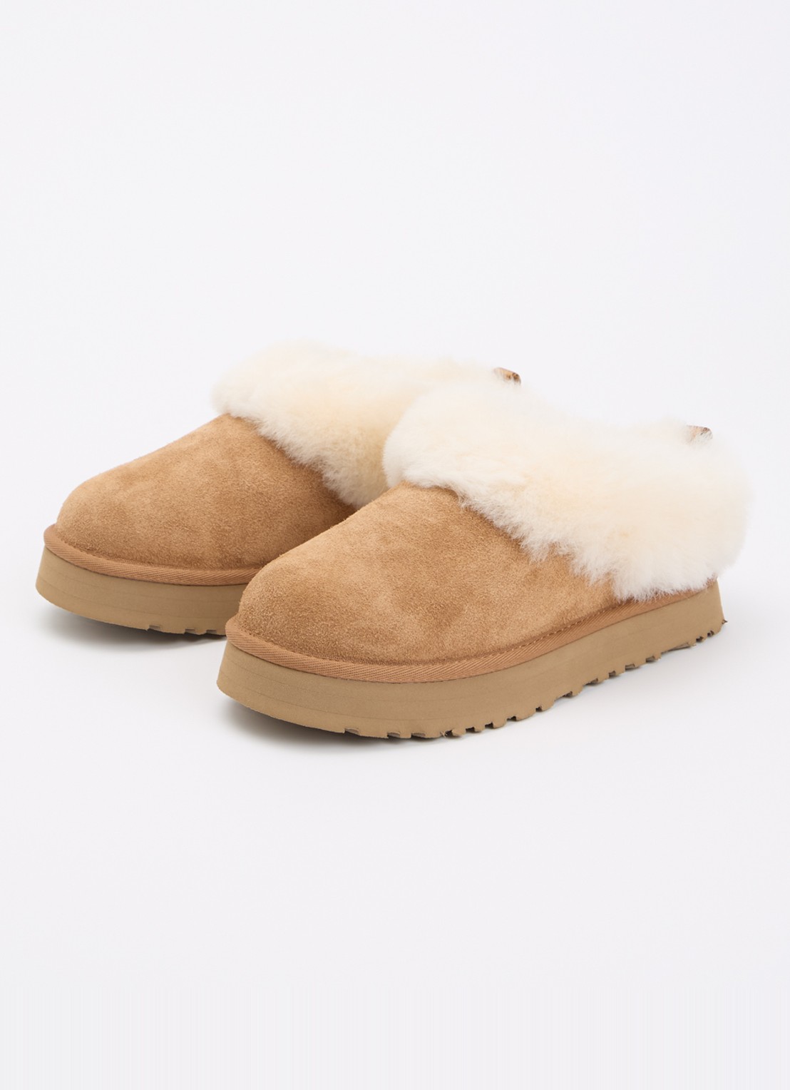 UGG Tazelle instapper van suède - voorkant 2 camel