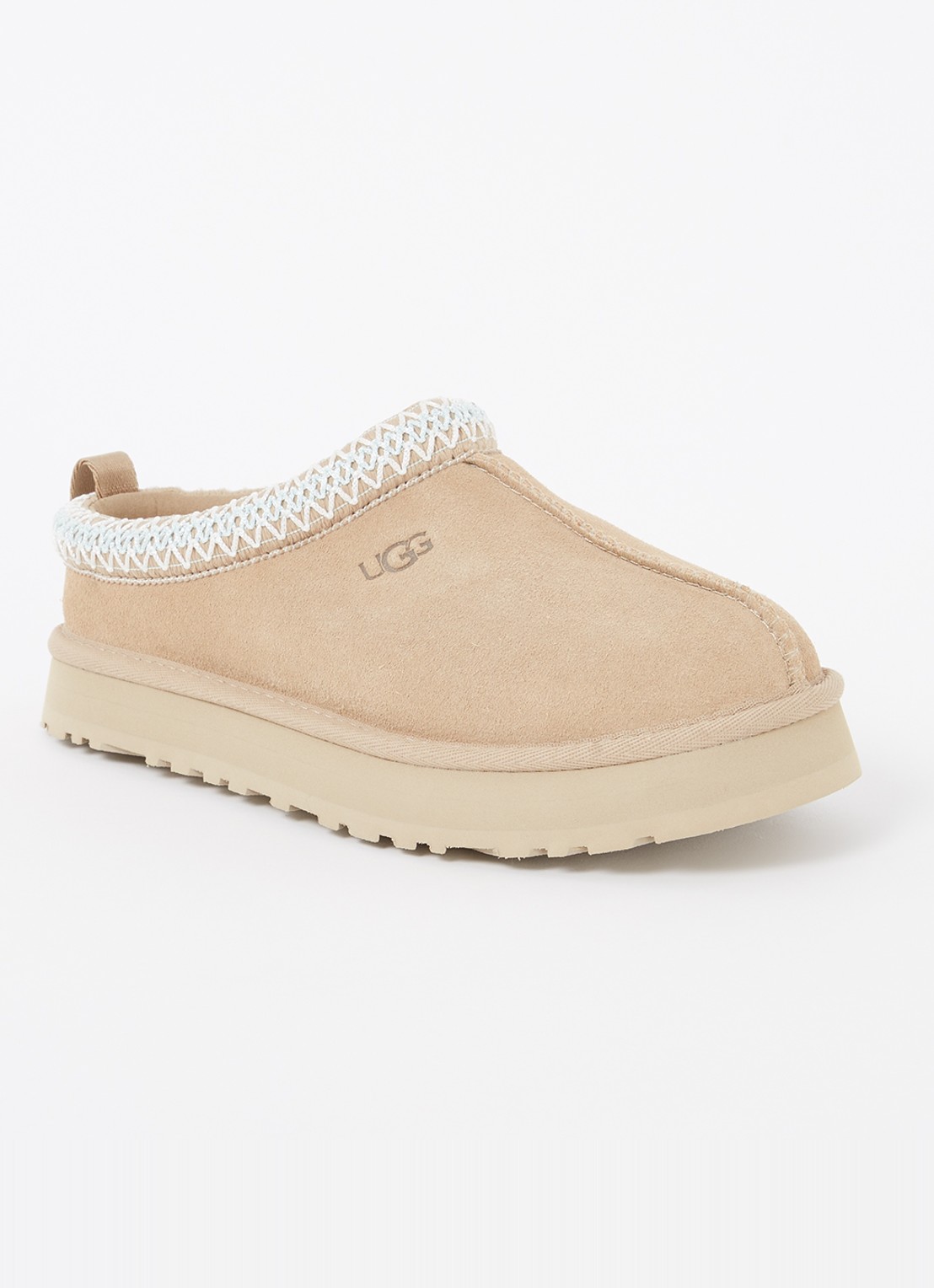 UGG Tazz instapper van suède - voorkant 2 zand