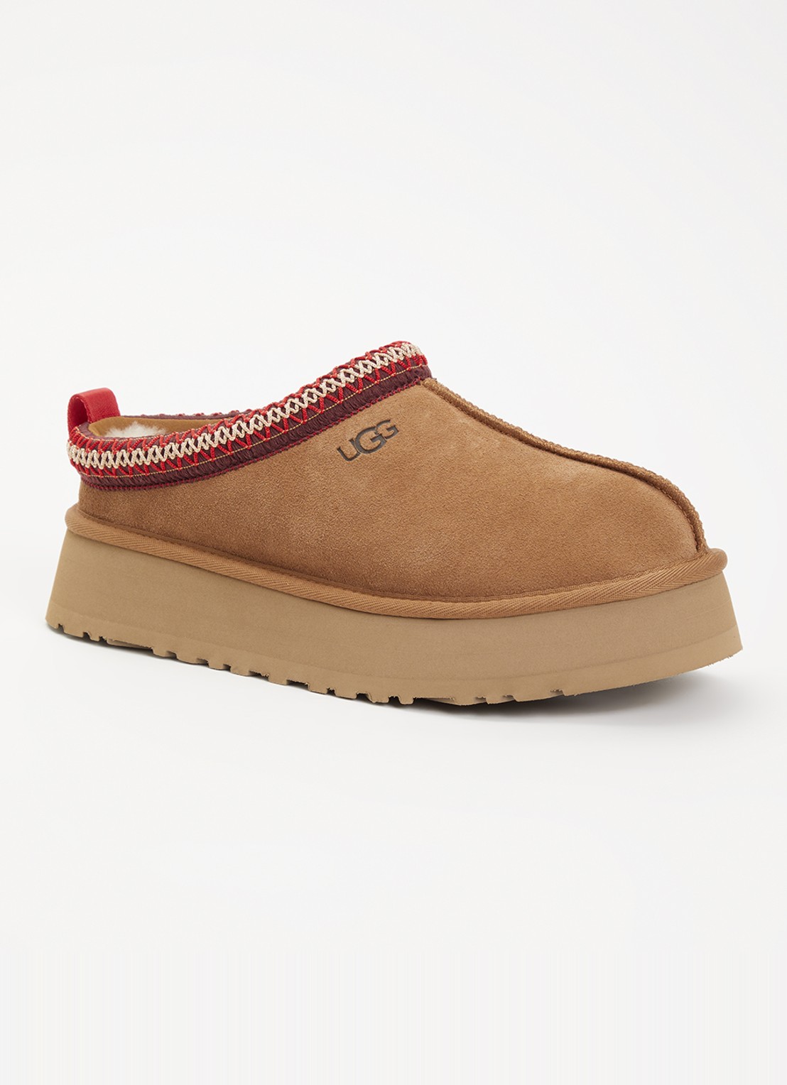 UGG Tazz ll instapper met plateauzool - voorkant 5 hazelnootbruin