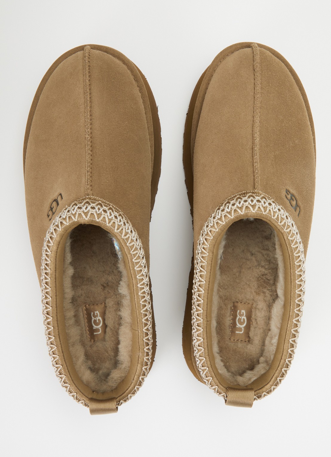 UGG Tazz ll instapper van suède met plateauzool - detail 4 lichtbruin