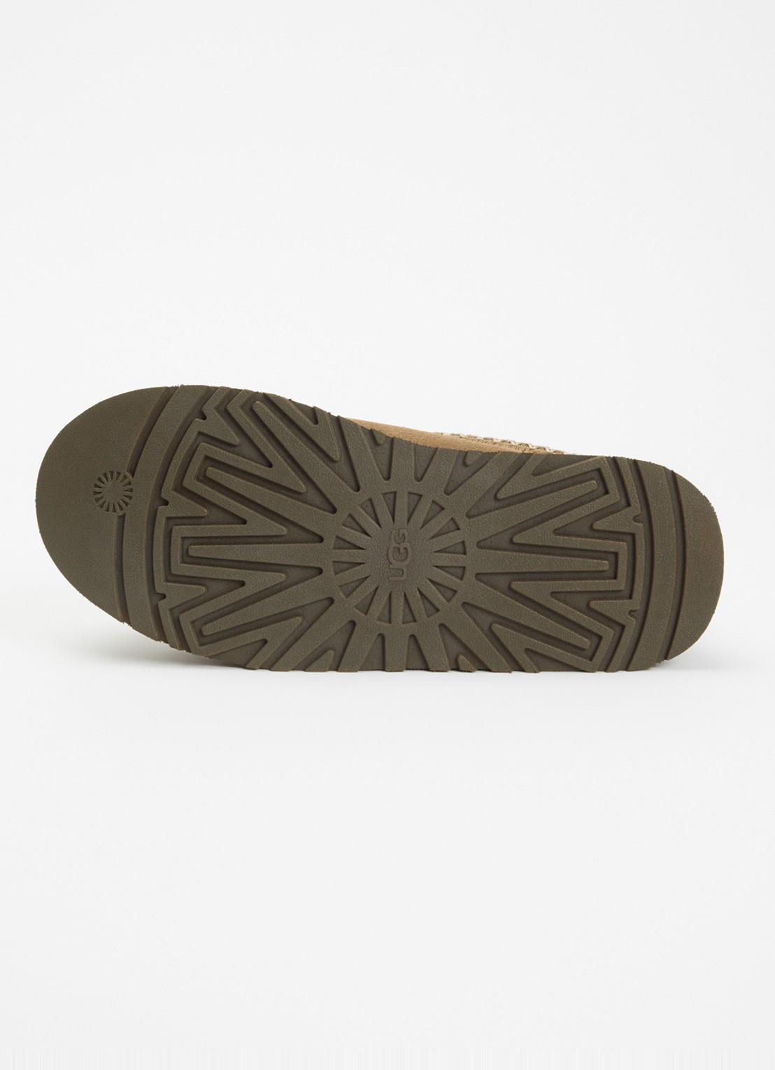 UGG Tazz ll instapper van suède met plateauzool - detail 5 lichtbruin