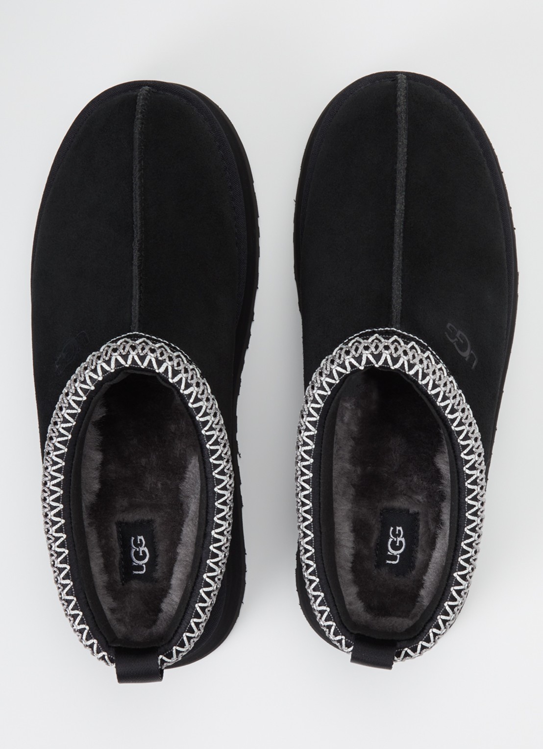 UGG Tazz ll instapper van suède met plateauzool - detail 2 zwart