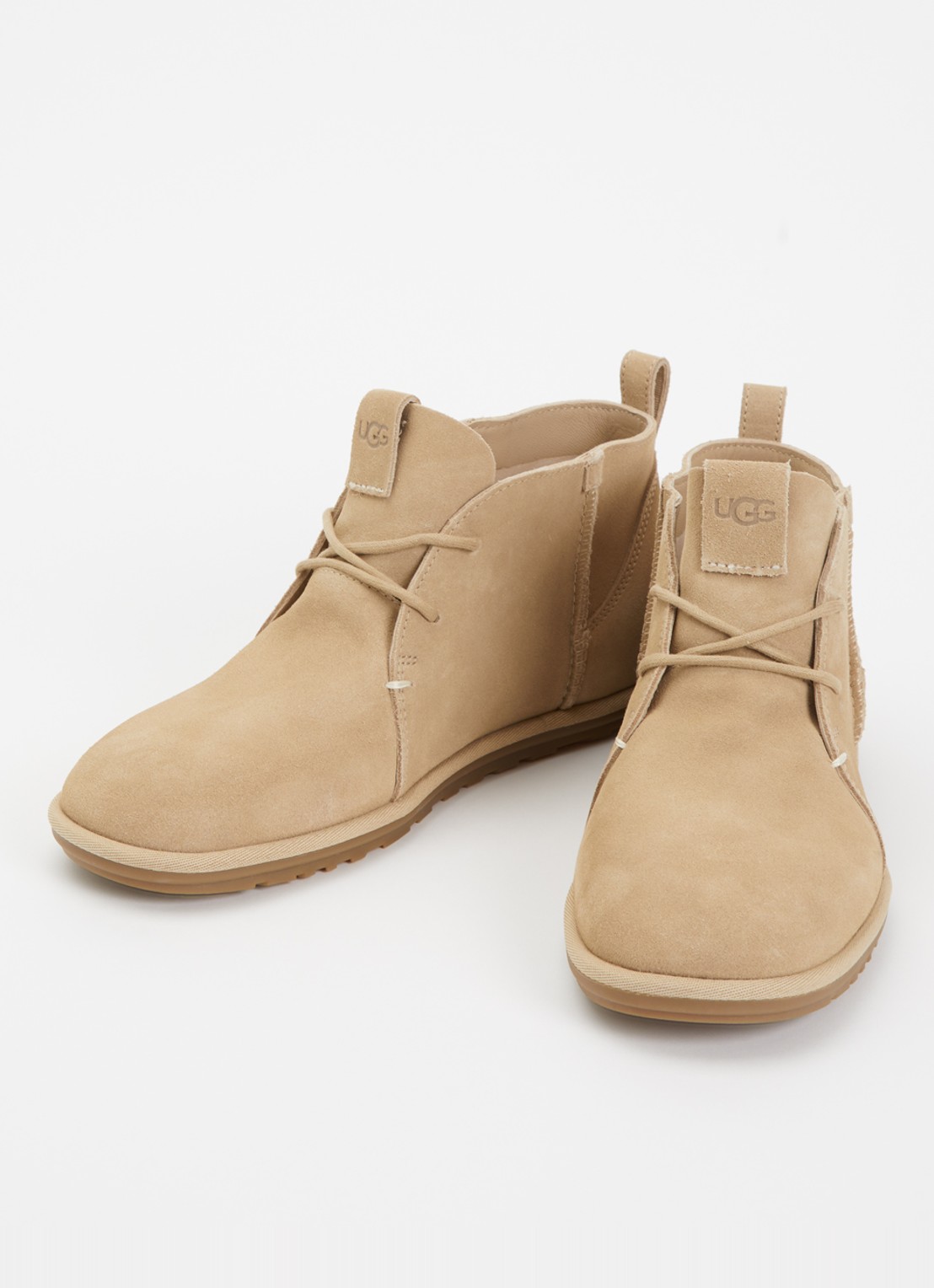 UGG W Classic veterboot van suède - detail khaki
