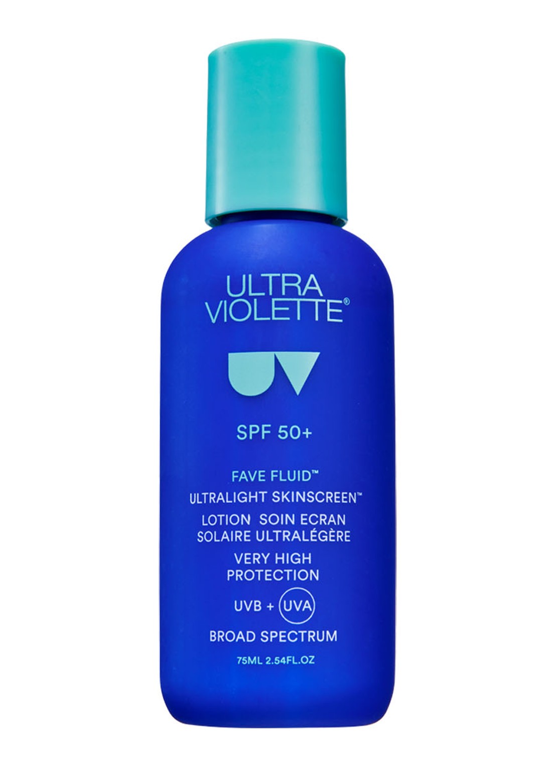 Ultra Violette Fave Fluid SPF 50 Lightweight - zonnebrand voor het gezicht - voorkant undefined