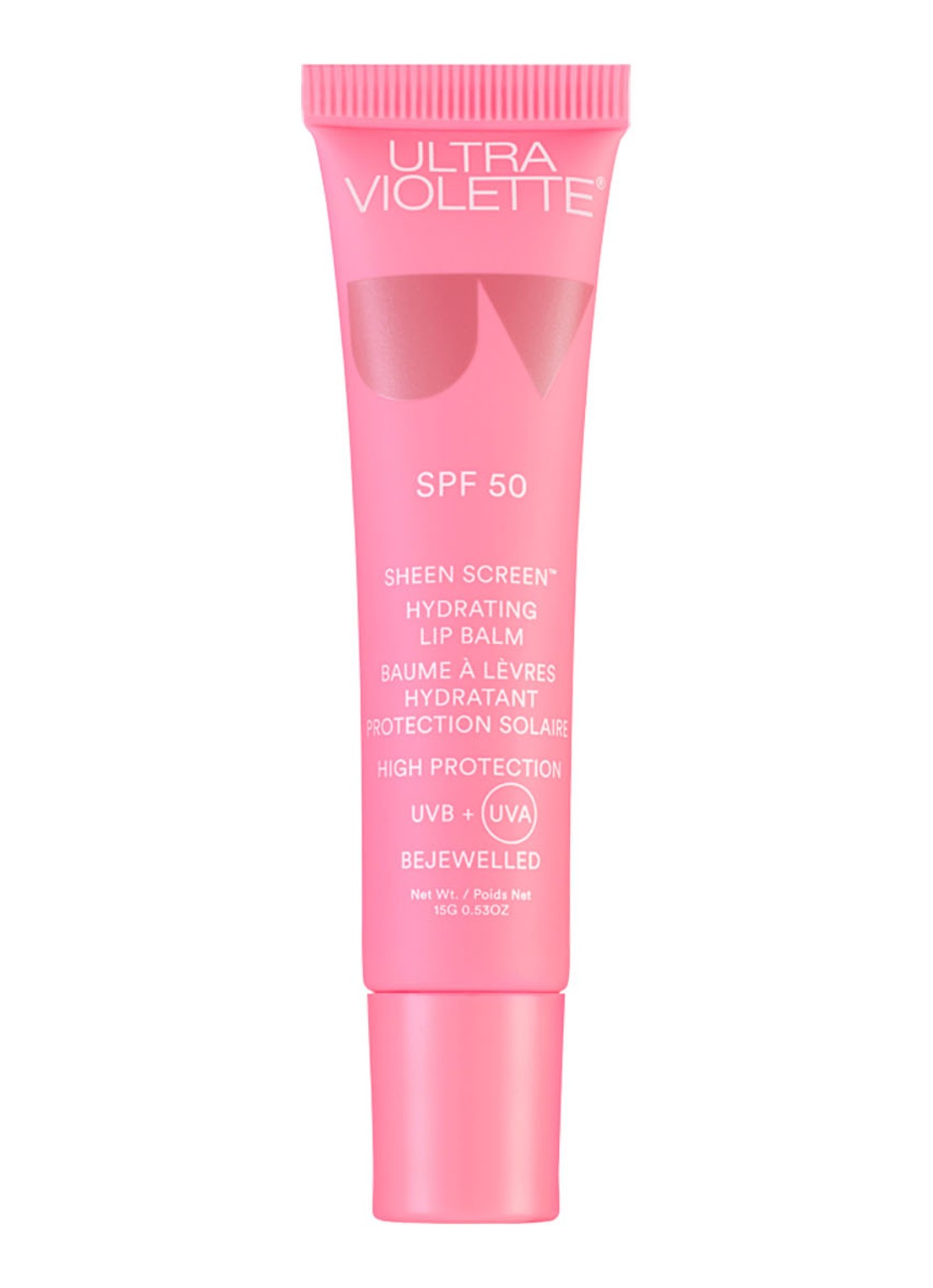Ultra Violette Sheen Screen™ Hydrating Lip Balm SPF 50 - getinte lipbalsem - voorkant 3 bejewelled