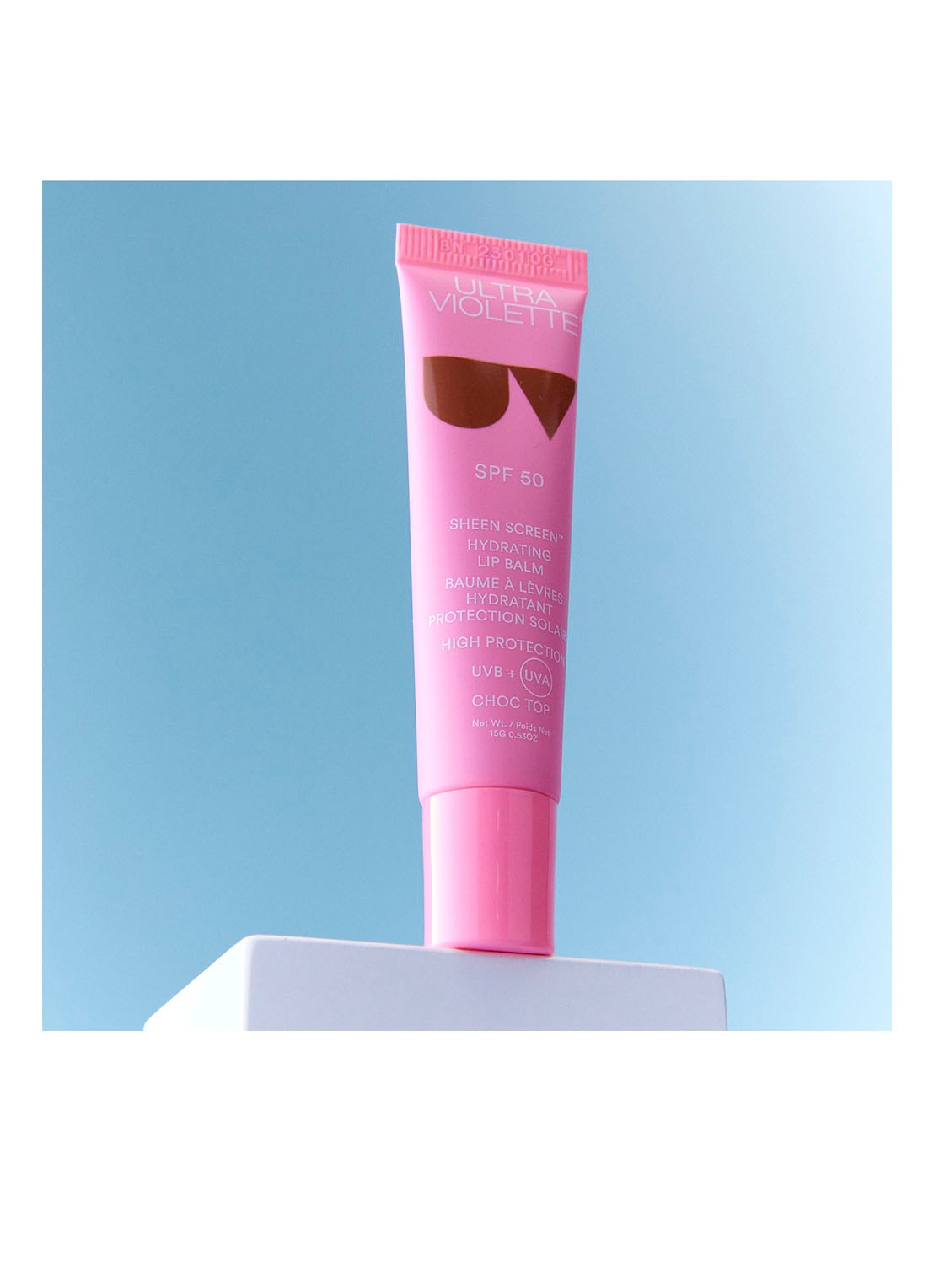 Ultra Violette Sheen Screen™ Hydrating Lip Balm SPF 50 - getinte lipbalsem - detail 4 choc top