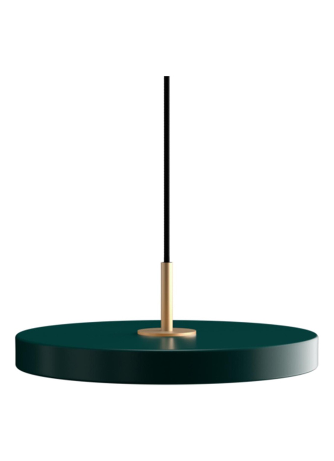 Umage Asteria LED hanglamp 4 cm - voorkant donkergroen