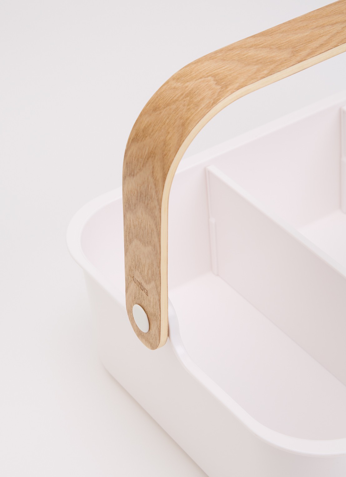 Umbra Bellwood opberger 26,5 x 36 cm - voorkant 2 wit